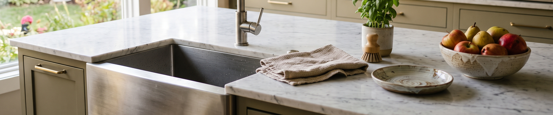 Professional plumber repairing a residential sink and faucet