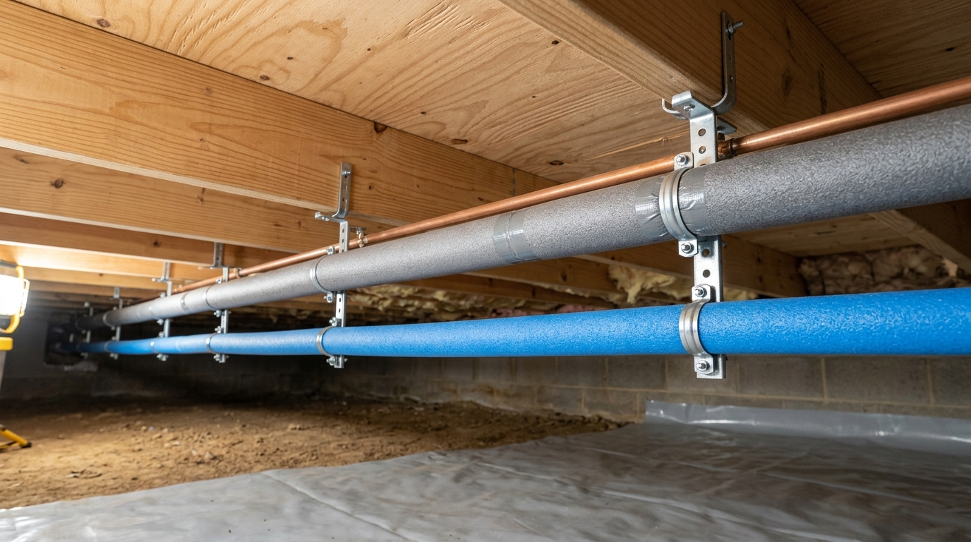 How to Prevent Frozen Crawl Space Pipes During an East Tennessee Cold Snap